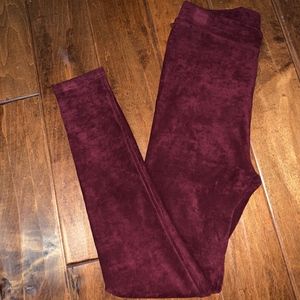 Suede Legging